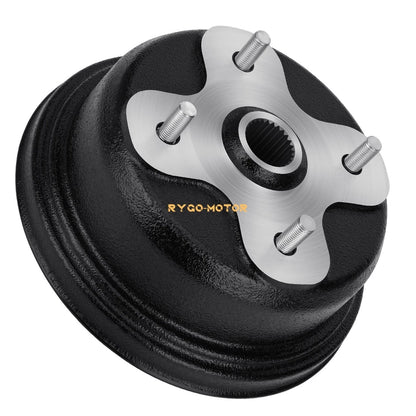 Rear Brake Drum Hub Plate Shoes Assy for Yamaha Big Bear 350 (1996–1999)