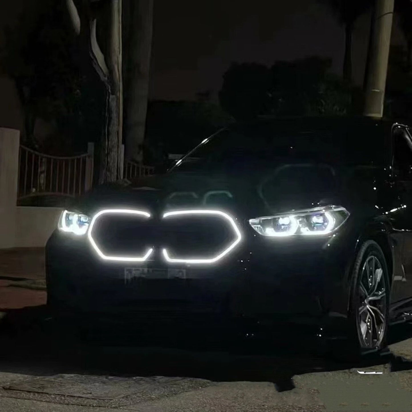 Black Front Kidney Grille for BMW X6 G06 (2019-2023)