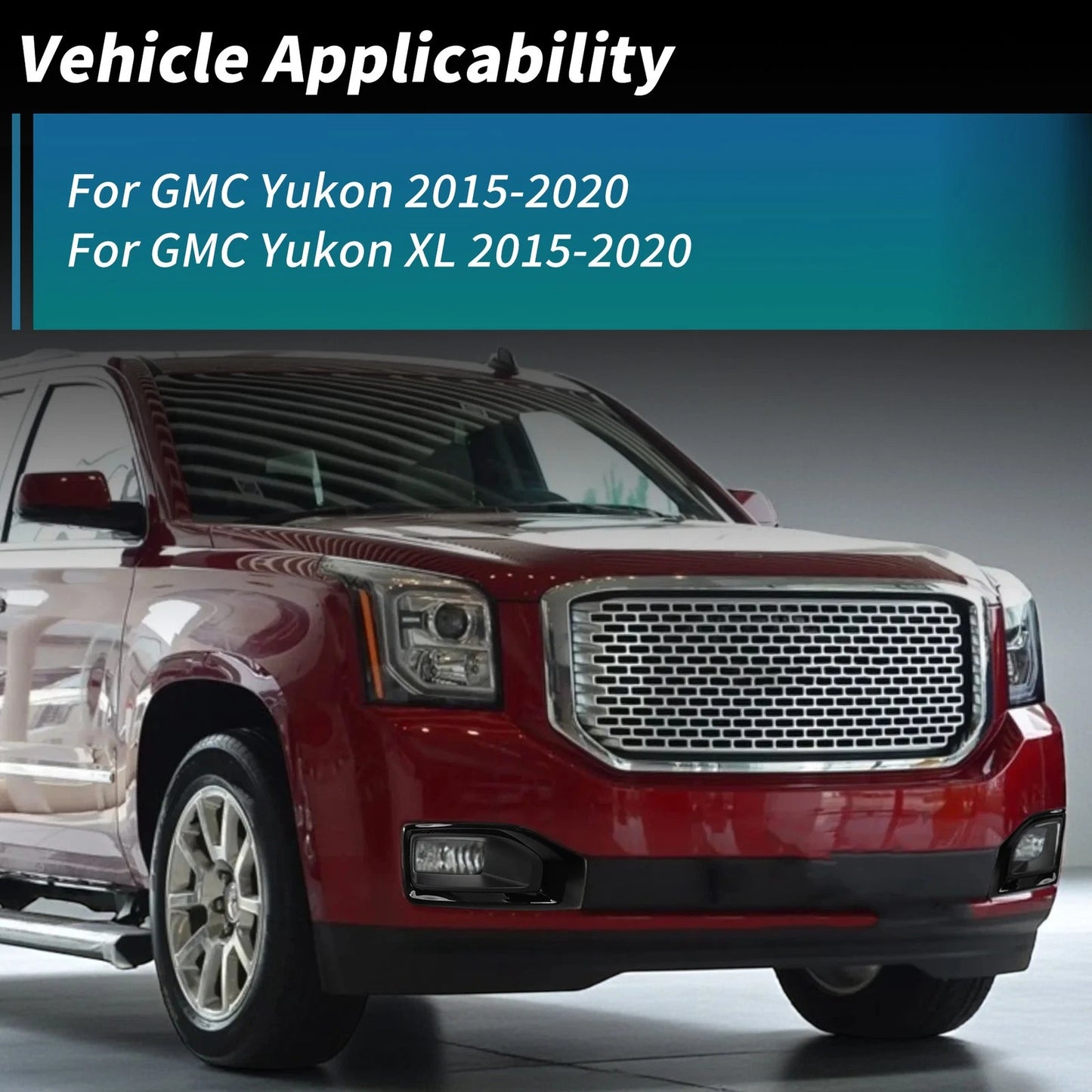 Fog Light Grill for GMC Yukon (2015-2020)