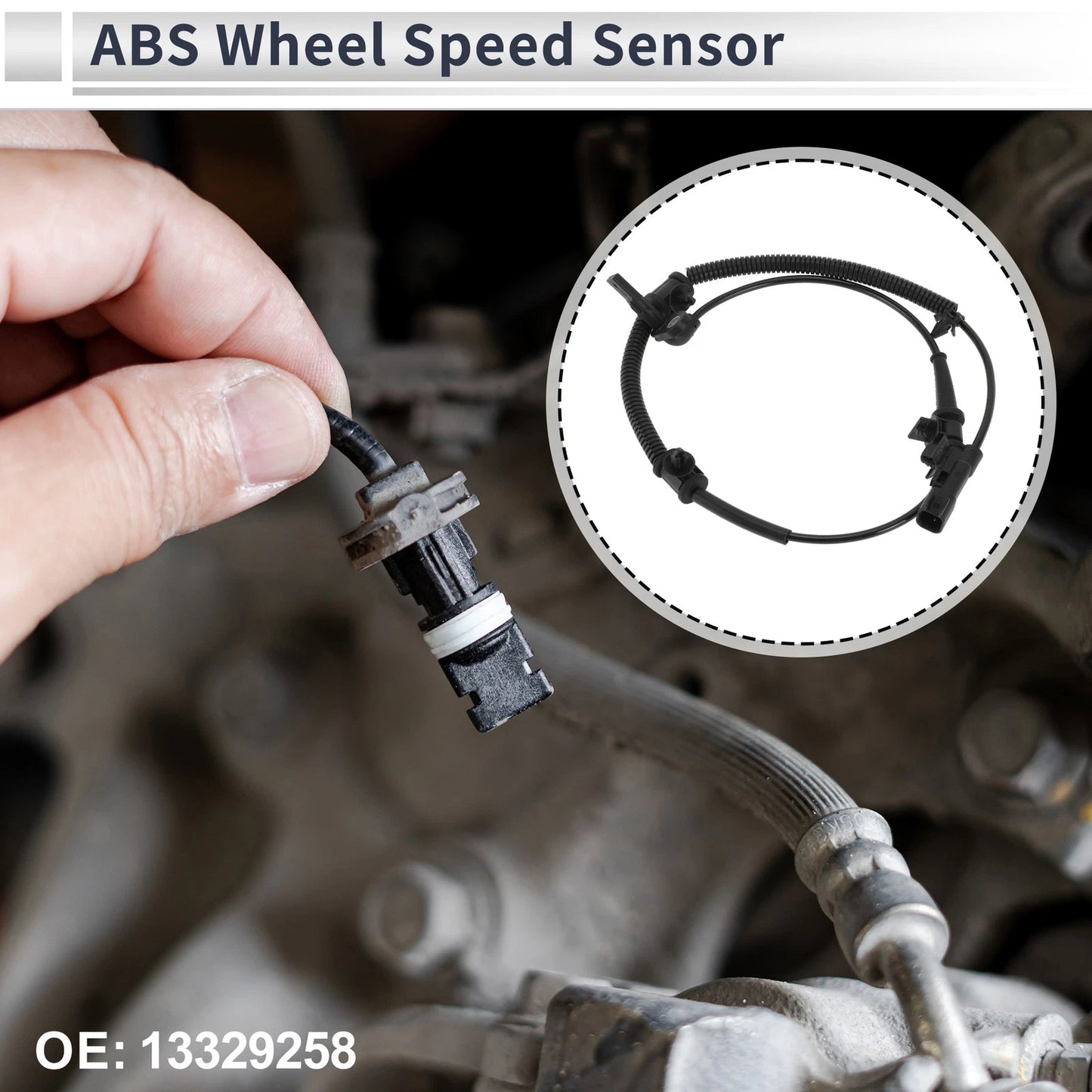 ABS Wheel Speed Sensor 1 Pc Front Left/Right for Chevrolet Cruze (2011–2016)