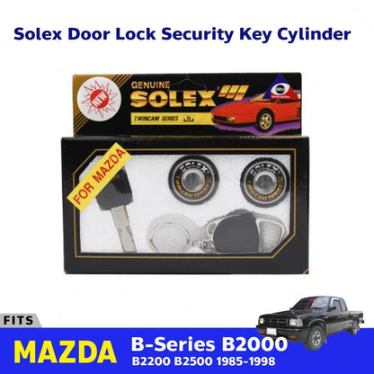 Solex Door Trunk Lock Key Cylinder Set Fits Mazda B2000 B2200 Pickup 1985-98 D05