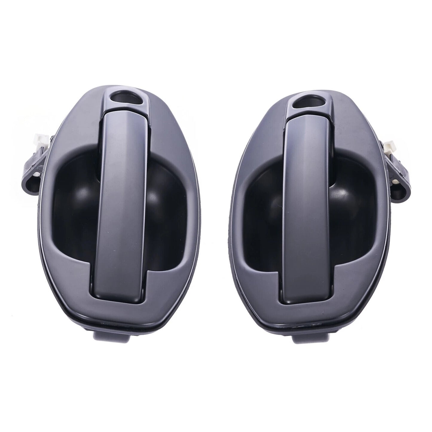 4pc Front/Rear Outer Door Handle Blk for Hyundai Santa Fe (2000–2005)