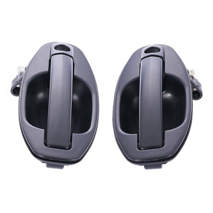 4pc Front/Rear Outer Door Handle Blk for Hyundai Santa Fe (2000–2005)