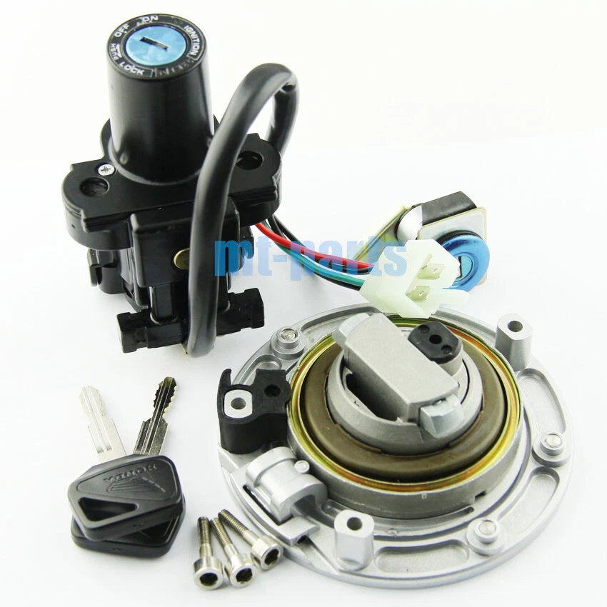 Ignition Key Switch Fuel Cap Seat Lock Set for Honda CBF500 CBF1000 (2004-2010)