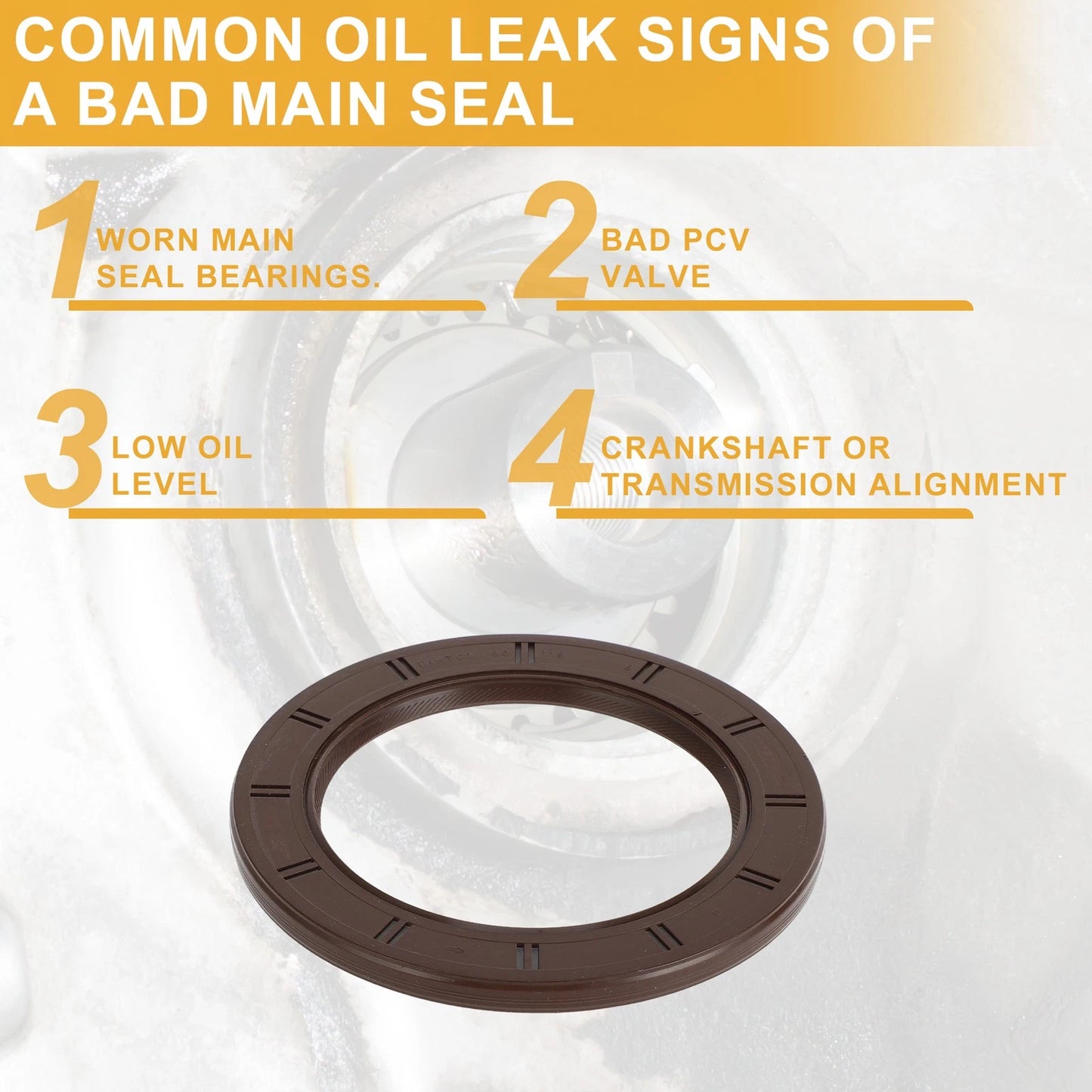 Crankshaft Oil Seal for Hyundai Elantra (2011-2020)