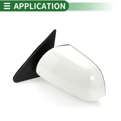 Left Side Door Mirror Glass for Toyota Highlander (2008–2013)