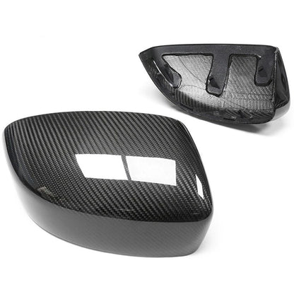 Full Carbon Fiber Side Mirror Cover Caps Replace for Maserati Levante 2016-2023