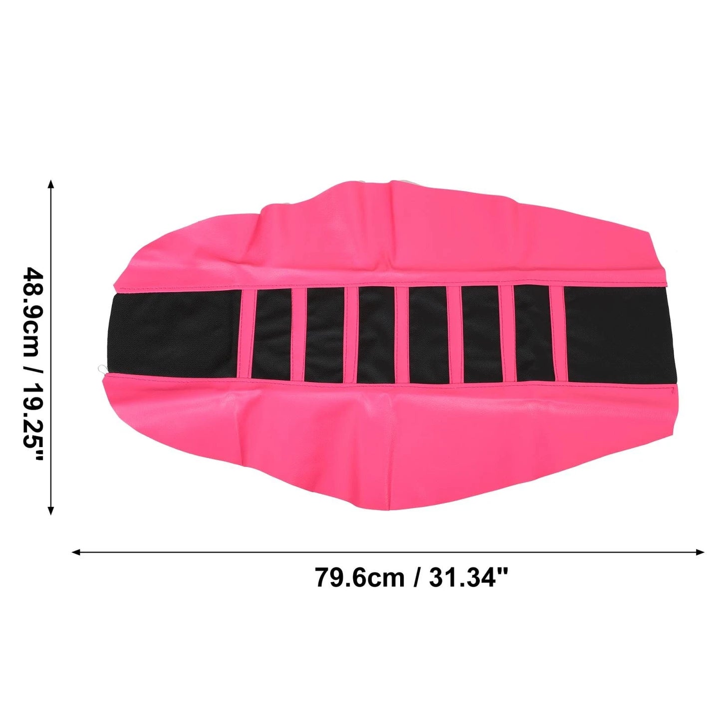 Seat Cover Seat Cushion Faux Leather Pink Black for Motorcycle Pit Dirt Bike