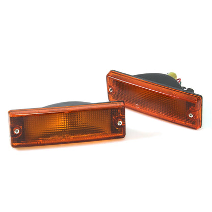 Amber Bumper Indicator Lights for Isuzu TF TFR Rodeo Vauxhall Brava 1988-2002