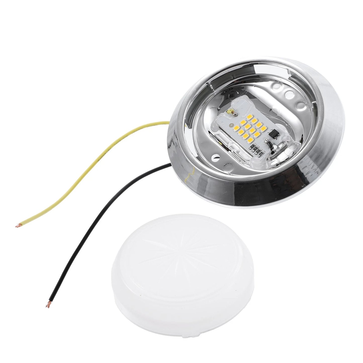 Kit 12V Car Reading Light LED Roof Round Dome Lamp for Pontiac Buick