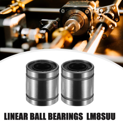 10 x 8mm IDx15mm ODx17mm Length Linear Ball Bearings for Car
