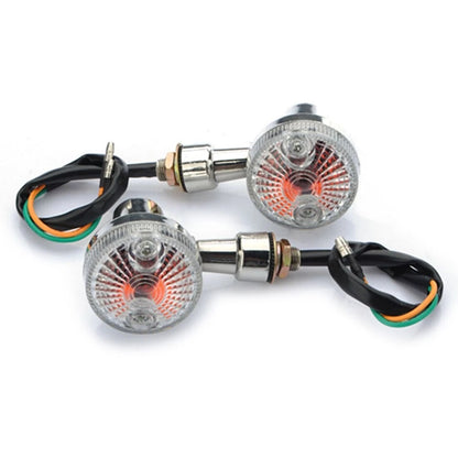 Amber Classic Motorcycle Turn Signal Lights for Universal Models