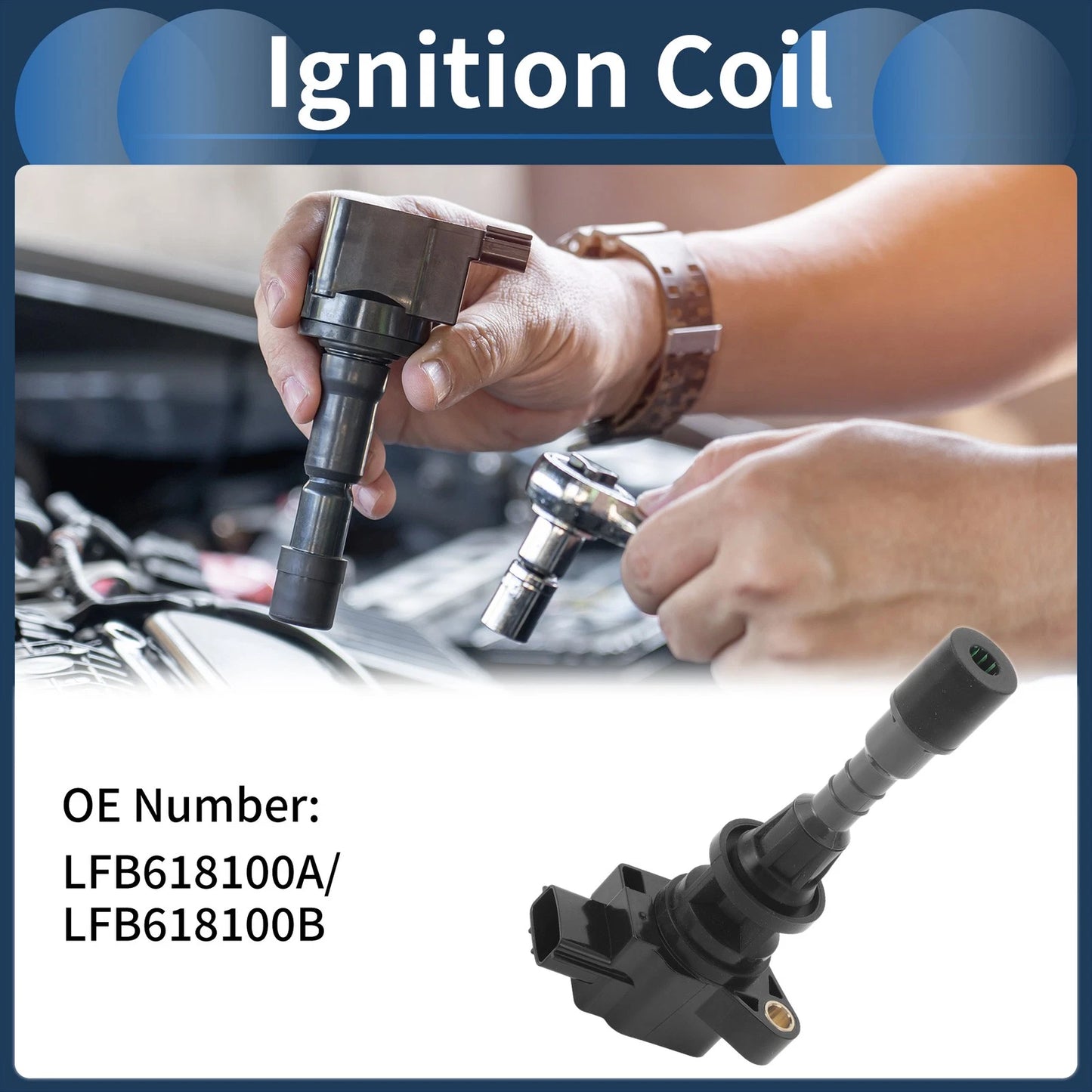 Ignition Coil Pack for Mazda 5 2.3L L4 (2006-2007)