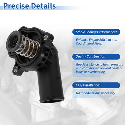 Engine Coolant Thermostat Housing Assembly for Dodge Durango V6 3.6L