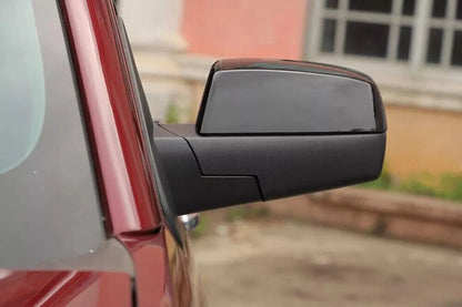 Gloss Black Top Half Mirror Covers for 2014-2018 Chevy Silverado GMC Sierra