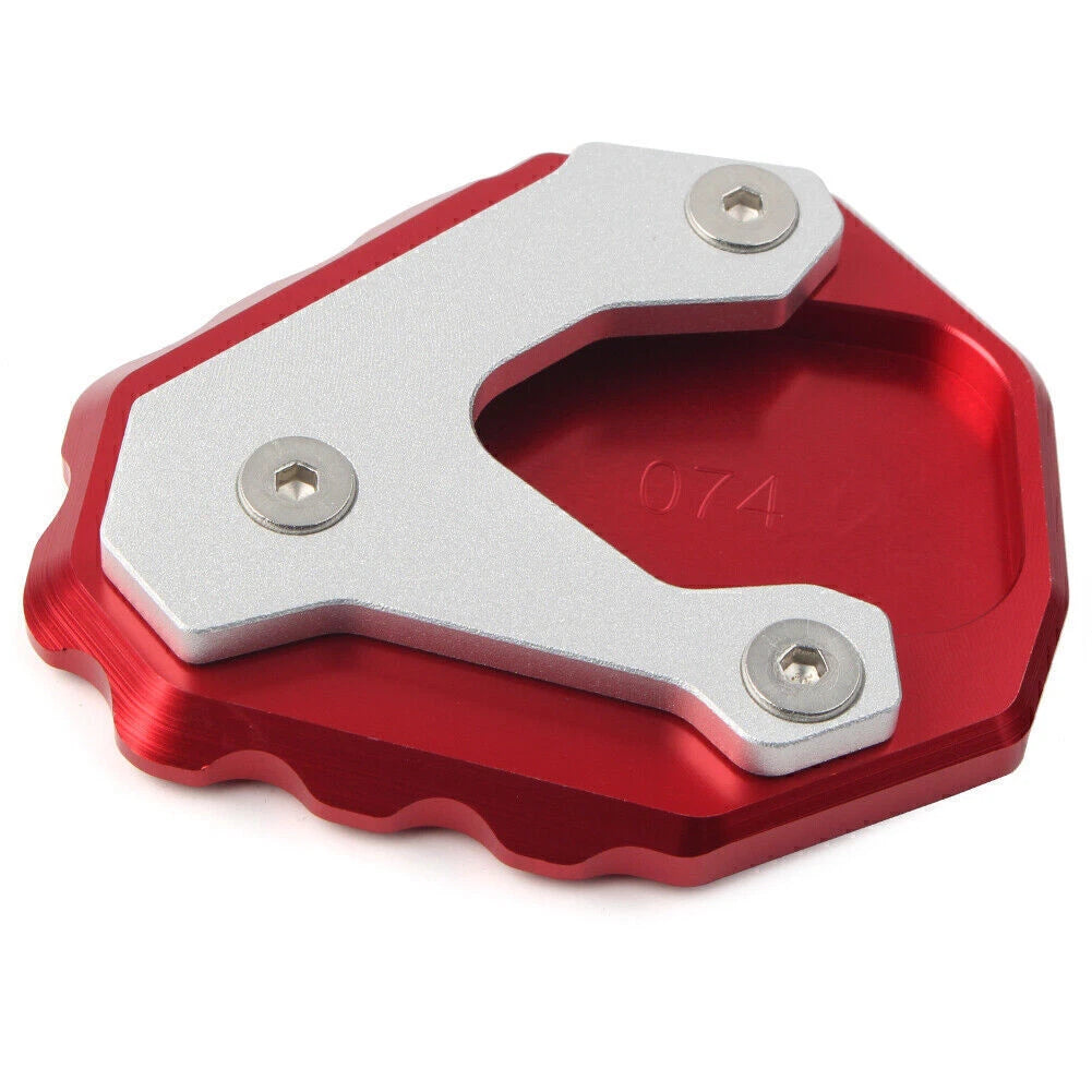 Kickstand Enlarger Plate for HONDA CB500X (2019-2023) - Red CNC Aluminium