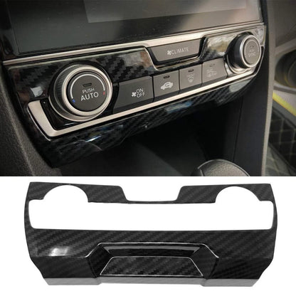 Carbon Fiber Center Console A/C Switch Cover Trim for Honda Civic (2016-2021)