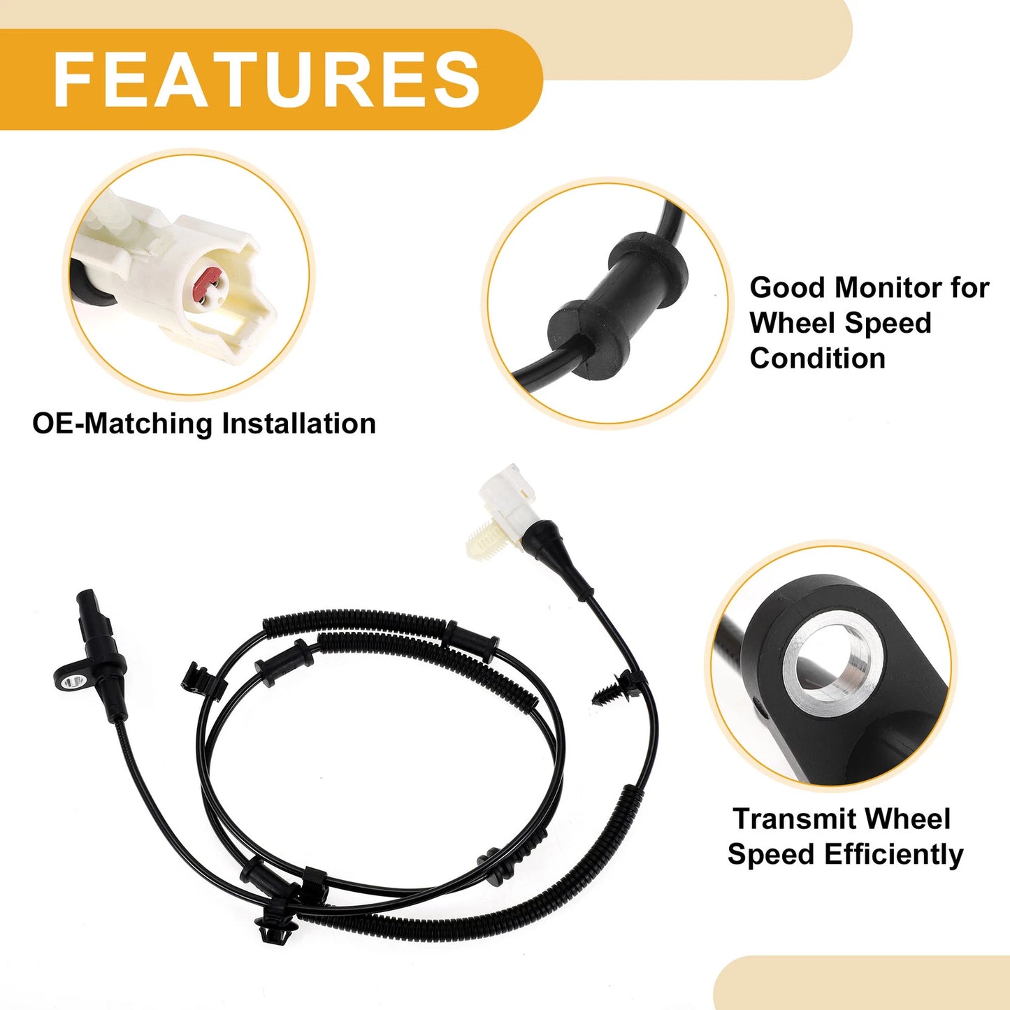ABS Wheel Speed Sensor for Ford F-150 Pickup SVT (2015-2020)