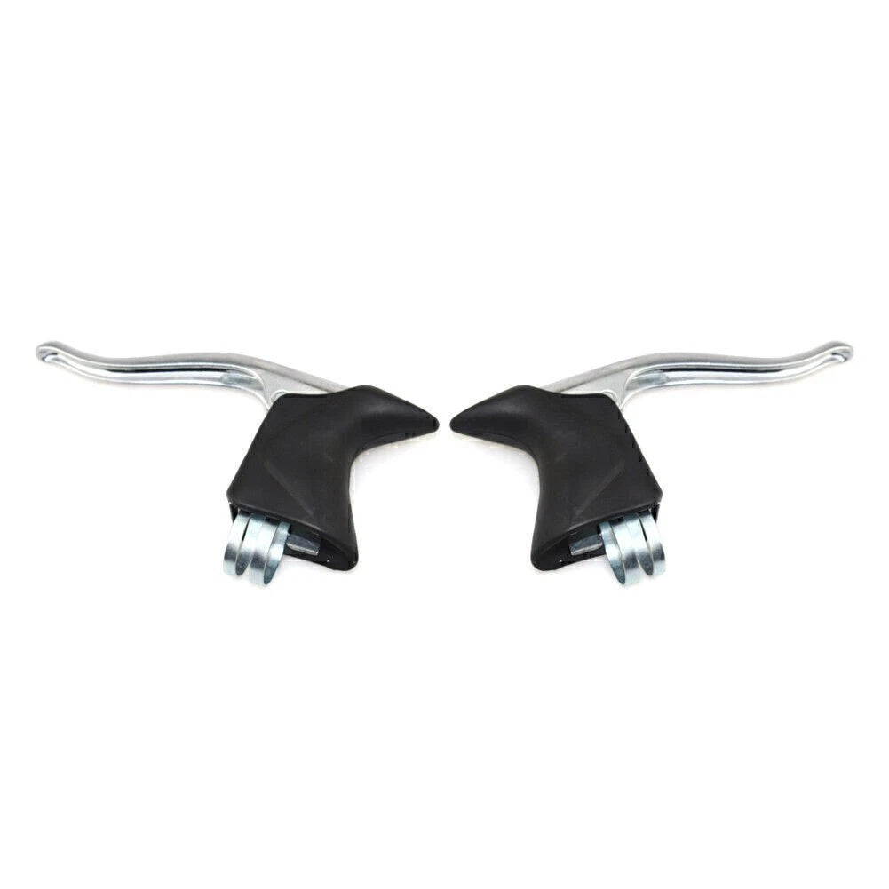 Aluminum Alloy Brake Levers Set for Road/Fixed Gear Bicycle 22.2-23.8mm