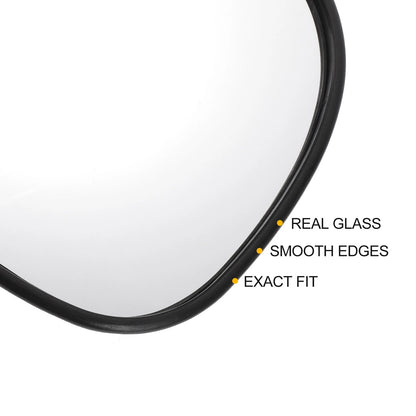 Right Side Heated White Mirror Glass for Toyota RAV4 (1994-2000)