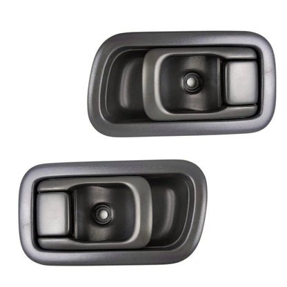 Interior Door Handle Gray Pair Fits Nissan Frontier Navara D22 Truck 1998-05 D06