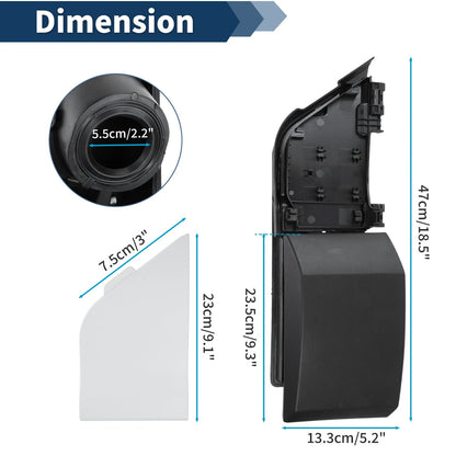 Fuel Tank Door Cover for Ford Transit 150 250 350 HD (2015-2023)