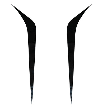 Black Rally Racing Sports Stripes Decal Sticker Wrap for Car Hood Roof Trunk