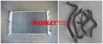 50MM Radiator & Black Hoses for Ford BA BF Falcon XR8 5.4L (2002-2008)