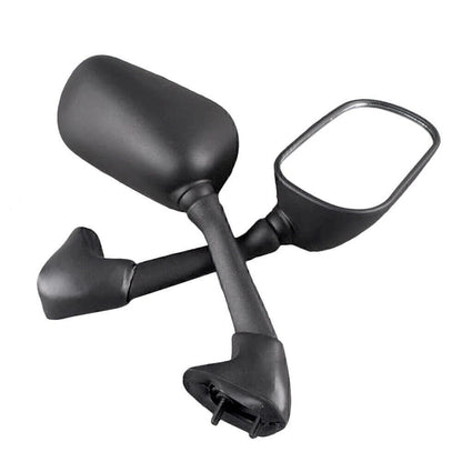 Oval Matte Rear View Mirrors for Yamaha YZF R6 (2001-2003)