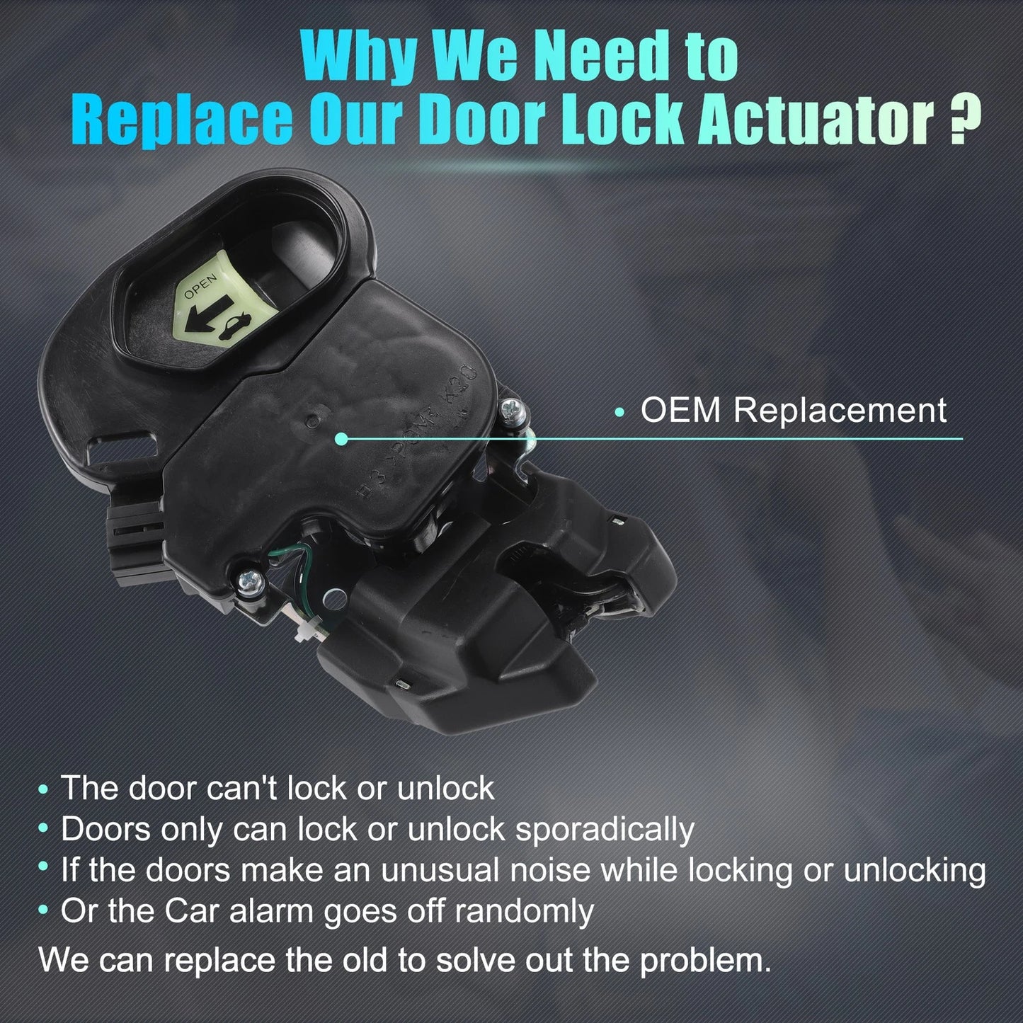 Rear Liftgate Door Lock Actuator Motor for Honda Civic (2006-2011)