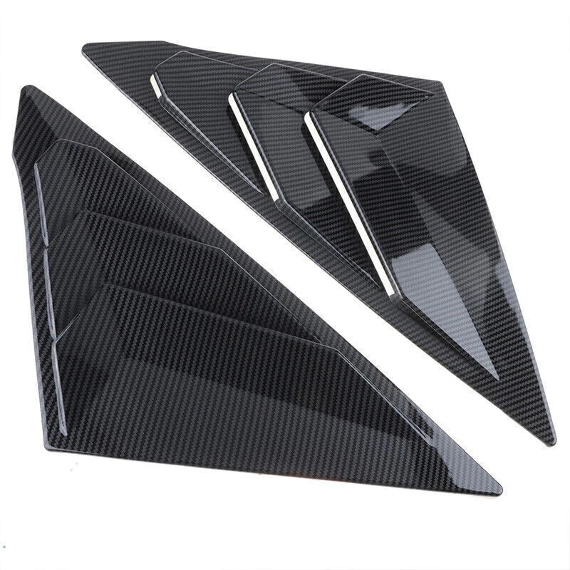 Carbon Side Vent Window Scoop Louver Cover Trim for 2022 Honda Civic 11th 2x