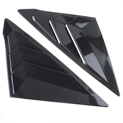 Carbon Side Vent Window Scoop Louver Cover Trim for 2022 Honda Civic 11th 2x