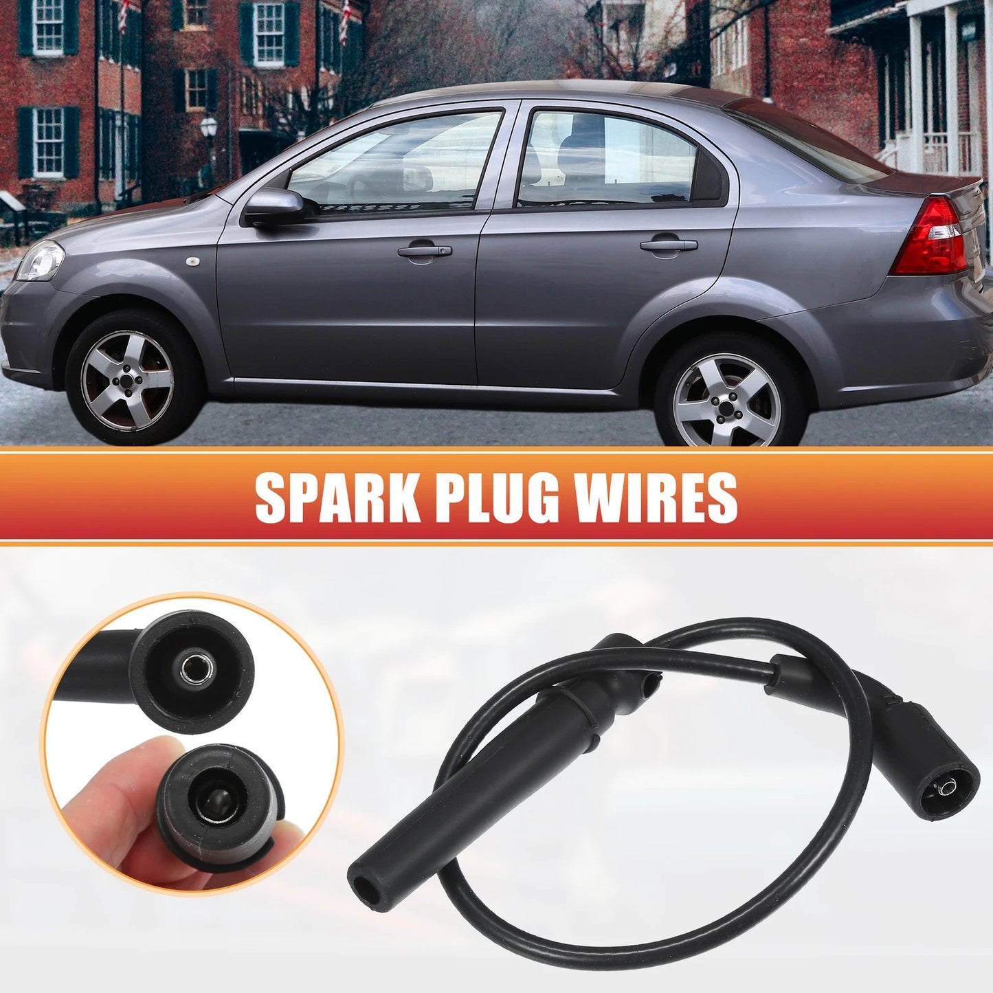 4 x Spark Plug Wire Ignition Coil Cable for Chevrolet Aveo Aveo5
