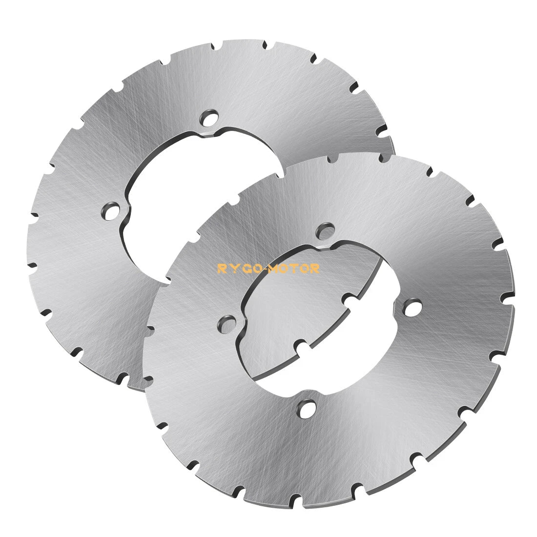 2 x Front Brake Rotor Disc for Polaris Scrambler 400 500 4X4 2x4 (1998–2000)
