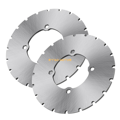 2 x Front Brake Rotor Disc for Polaris Scrambler 400 500 4X4 2x4 (1998–2000)