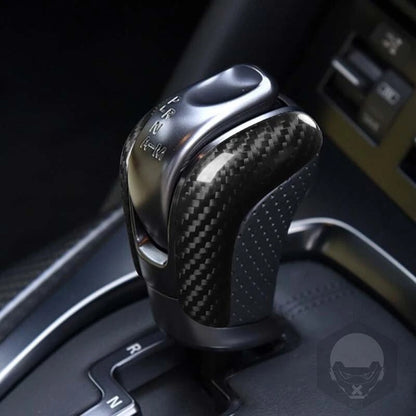 Carbon Fiber Gear Shifter Knob Head Side Cover Trim fit For Nissan GTR 2008-2016
