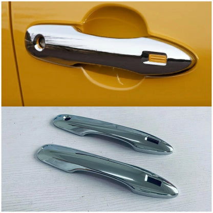 ABS Chrome Front Door Handle Lid Cover Trim for 2023-2024 Toyota Prius 2 x