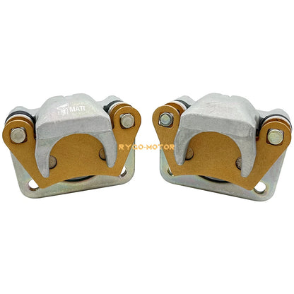 2 x Rear Brake Calipers W/Pads for Polaris Ranger (2009–2019)