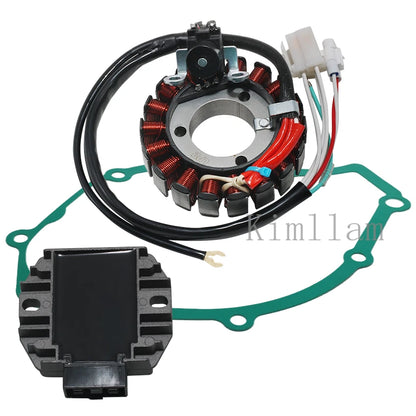 Stator Coil, Regulator Rectifier, Gasket for Yamaha YB125SPD, YBR125ED (2008-2014)