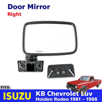 Side Door Mirror Rear View RH Fits Isuzu KB Faster Brava Pickup UTE 1980-88 D05