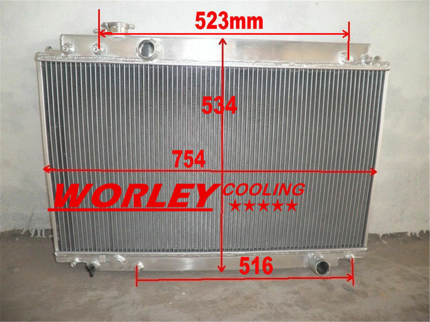 44mm Aluminum Radiator for Lexus SC300, Toyota Soarer (1991-2000)