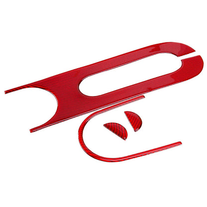 Carbon Fiber Hand Brake Panel Cover for Fiat 500 (2012-2015)