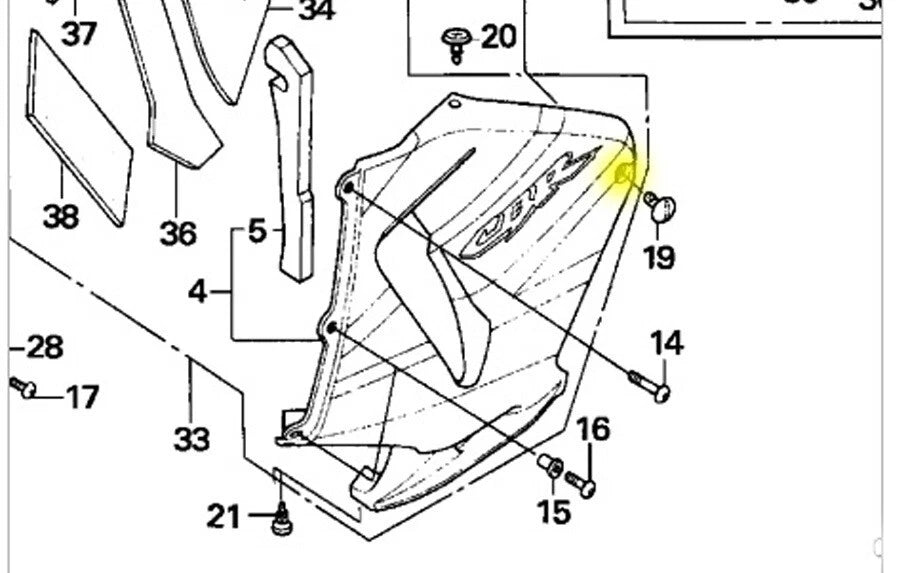 2 x 9mm Honda Tête de Fourche Dzus Rapide Sortie for Honda CBR VFR