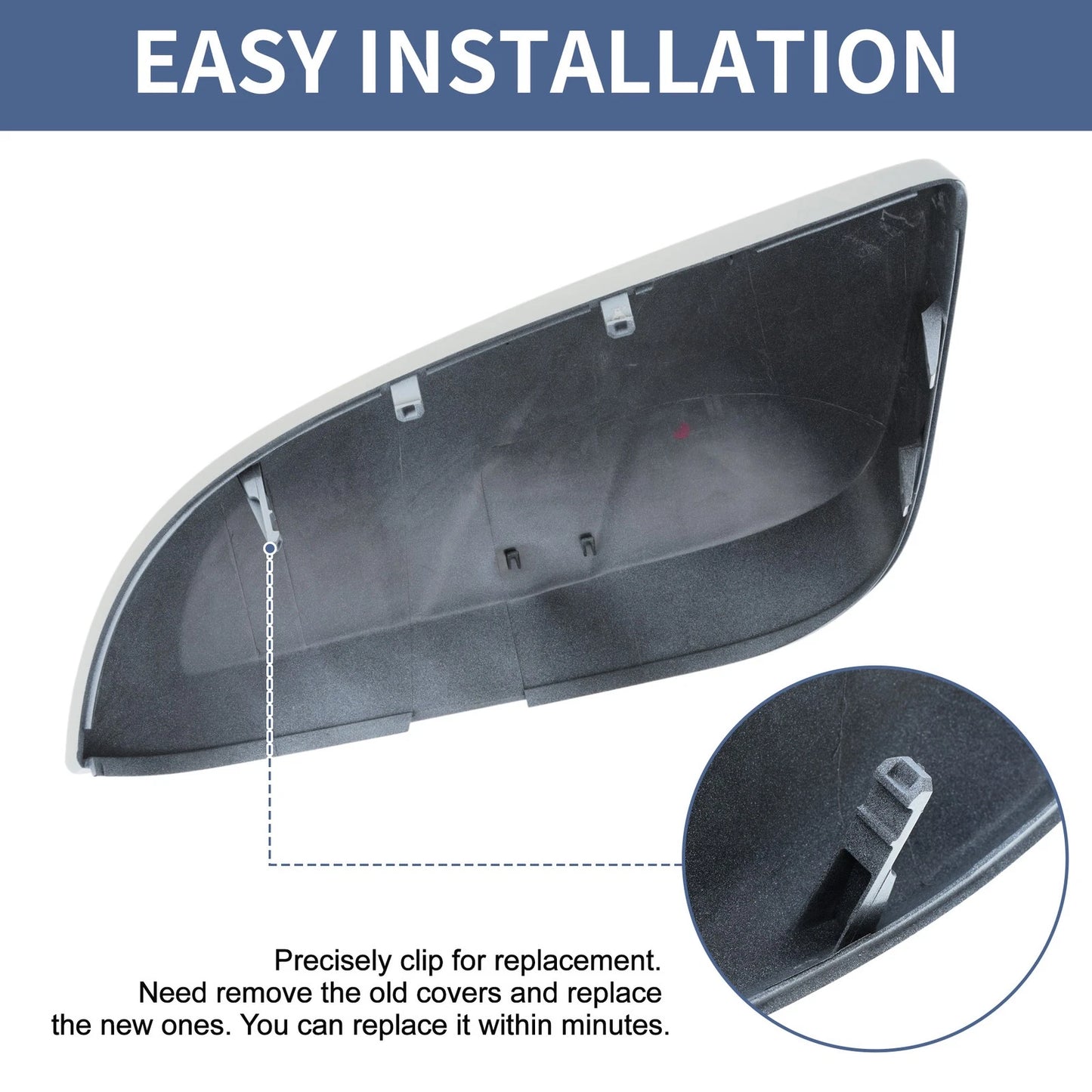 Right Driver Side Mirror Cover Cap for Toyota 4RUNNER (2013-2023)