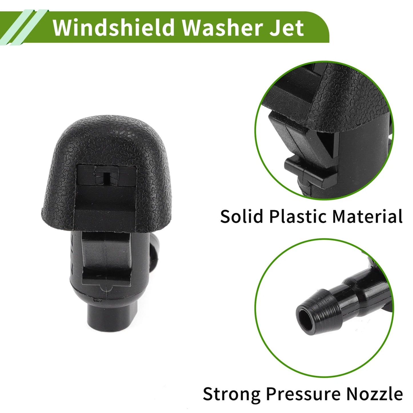 Windshield Washer Nozzle & Hose Connector for Honda