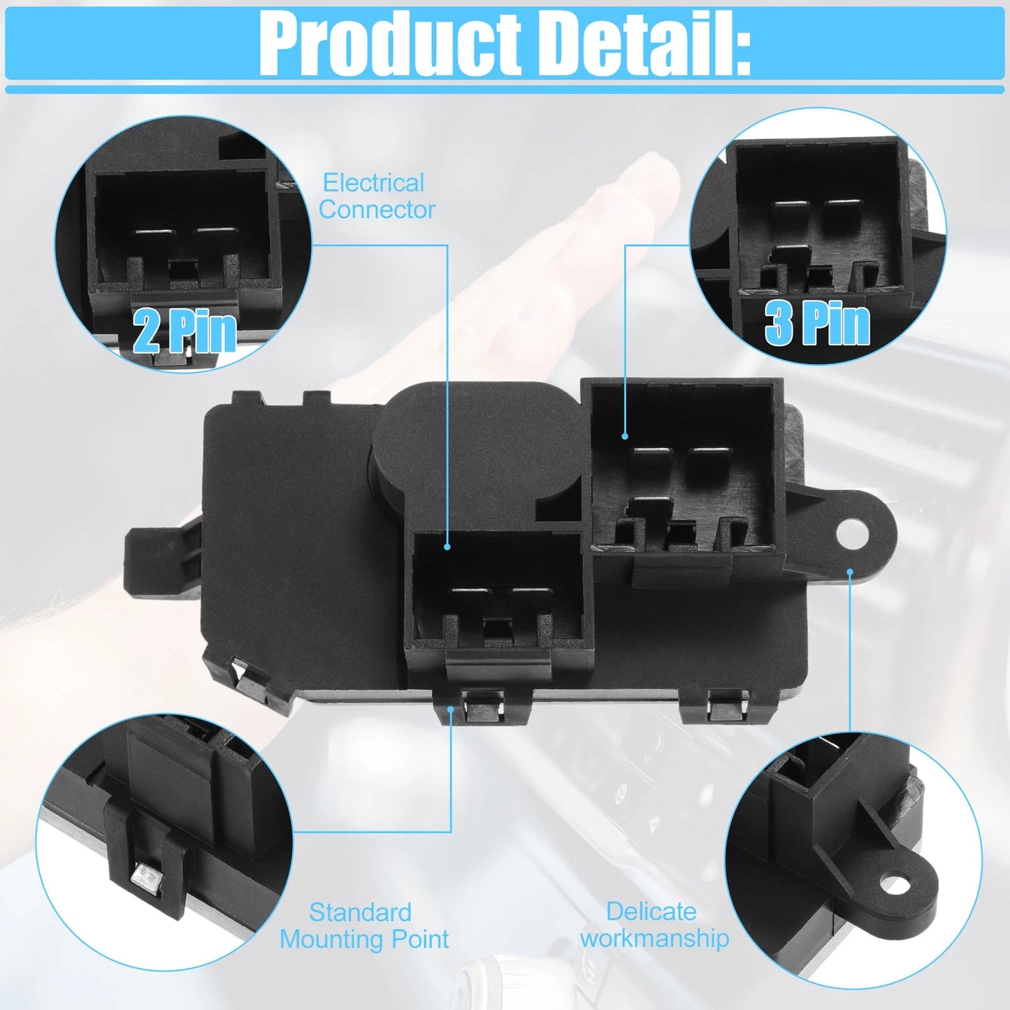 HVAC Blower Motor Resistor for Ford Focus Mk3 1.6 (2010 - Present)