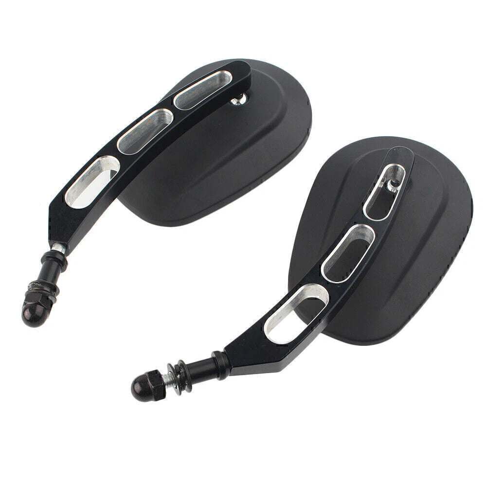 Matte Black Rearview Side Mirror for Harley Sportster 883, Softail, Dyna (2004-2023)