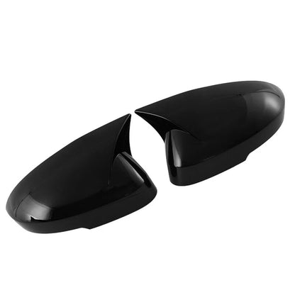 Gloss Black Side Rearview Door Wing Mirror Cover Cap for Nissan Rogue (2021-2024)