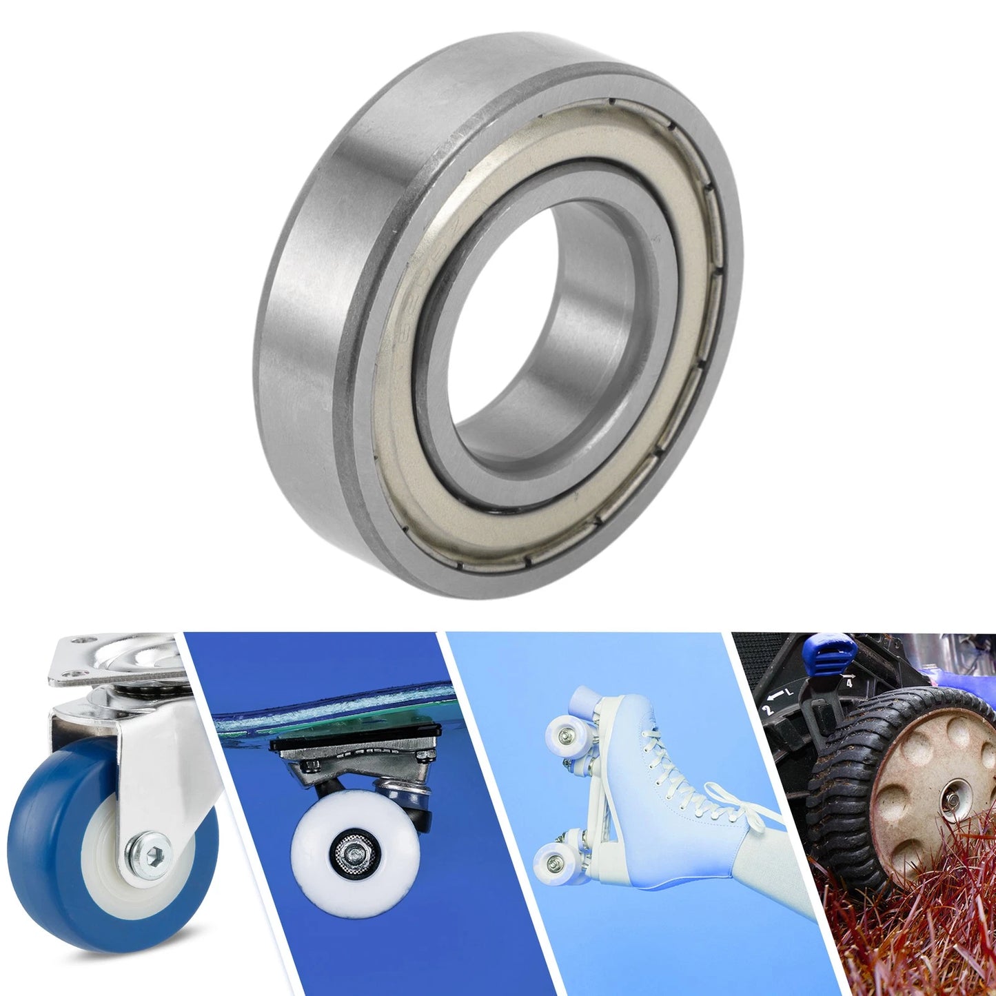 30x62x16mm Deep Groove Ball Bearings Lubricated Bearings