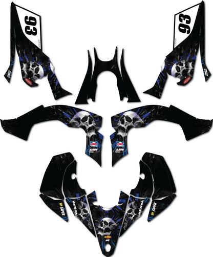 Full Graphics Kit Decals for Yamaha YFZ 450 R (2014-2023)